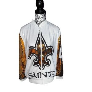 New Orleans Saints Sequins  Jacket
